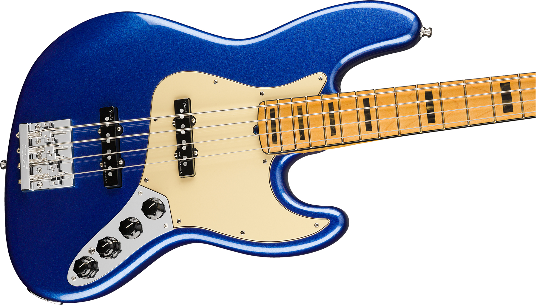 Fender Jazz Bass American Ultra 2019 Usa Mn - Cobra Blue - Solid body elektrische bas - Variation 2