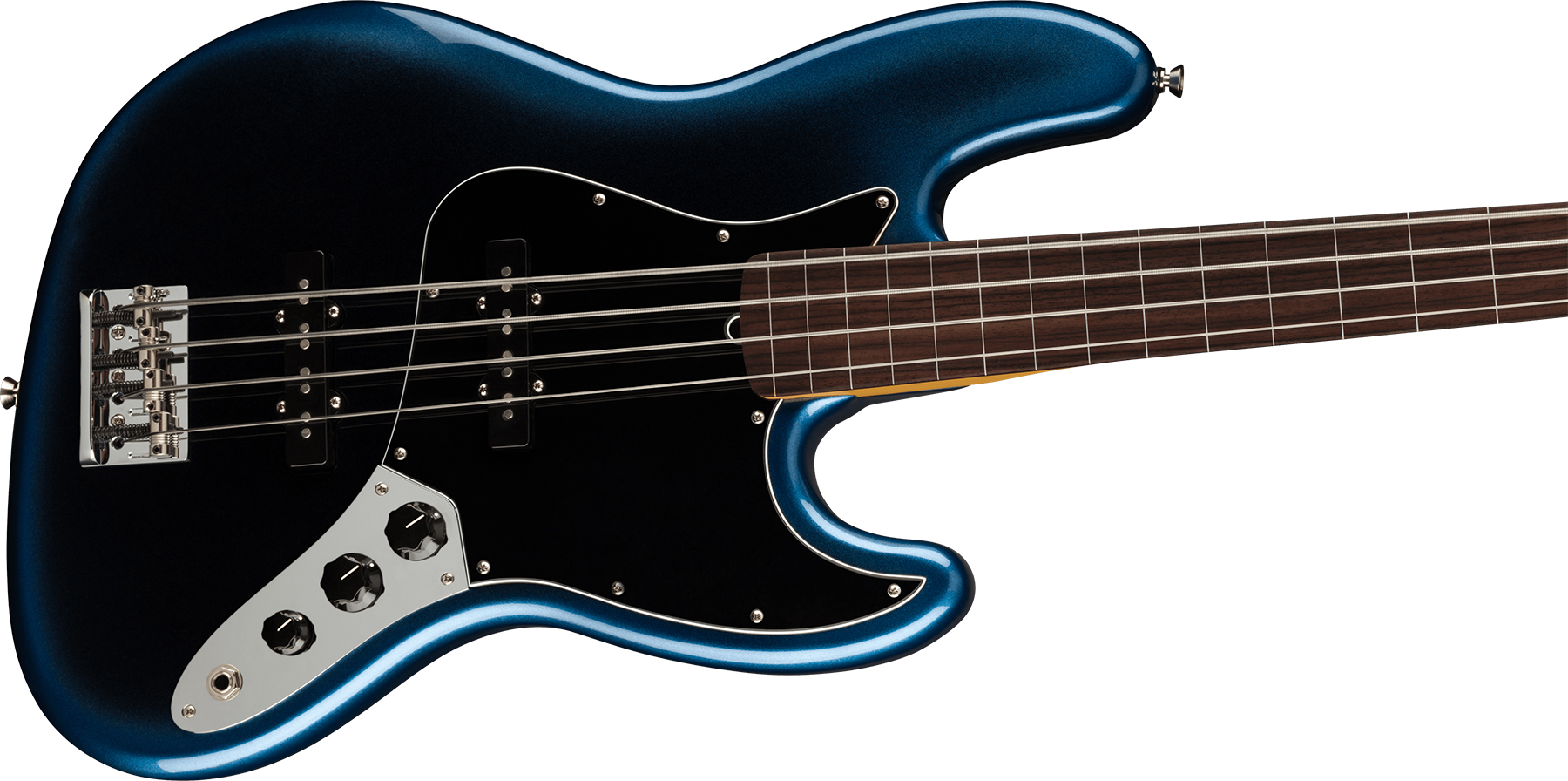 Fender Jazz Bass Fretless American Professional Ii Usa Rw - Dark Night - Solid body elektrische bas - Variation 2