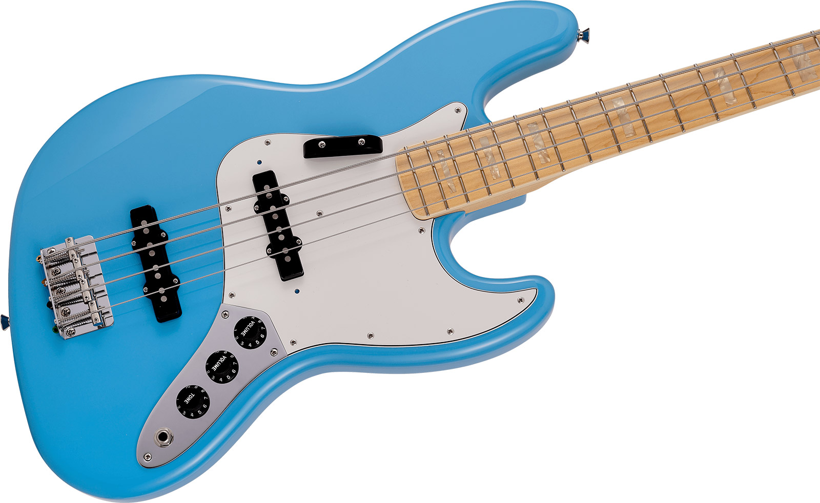 Fender Jazz Bass International Color Ltd Jap Mn - Maui Blue - Solid body elektrische bas - Variation 2