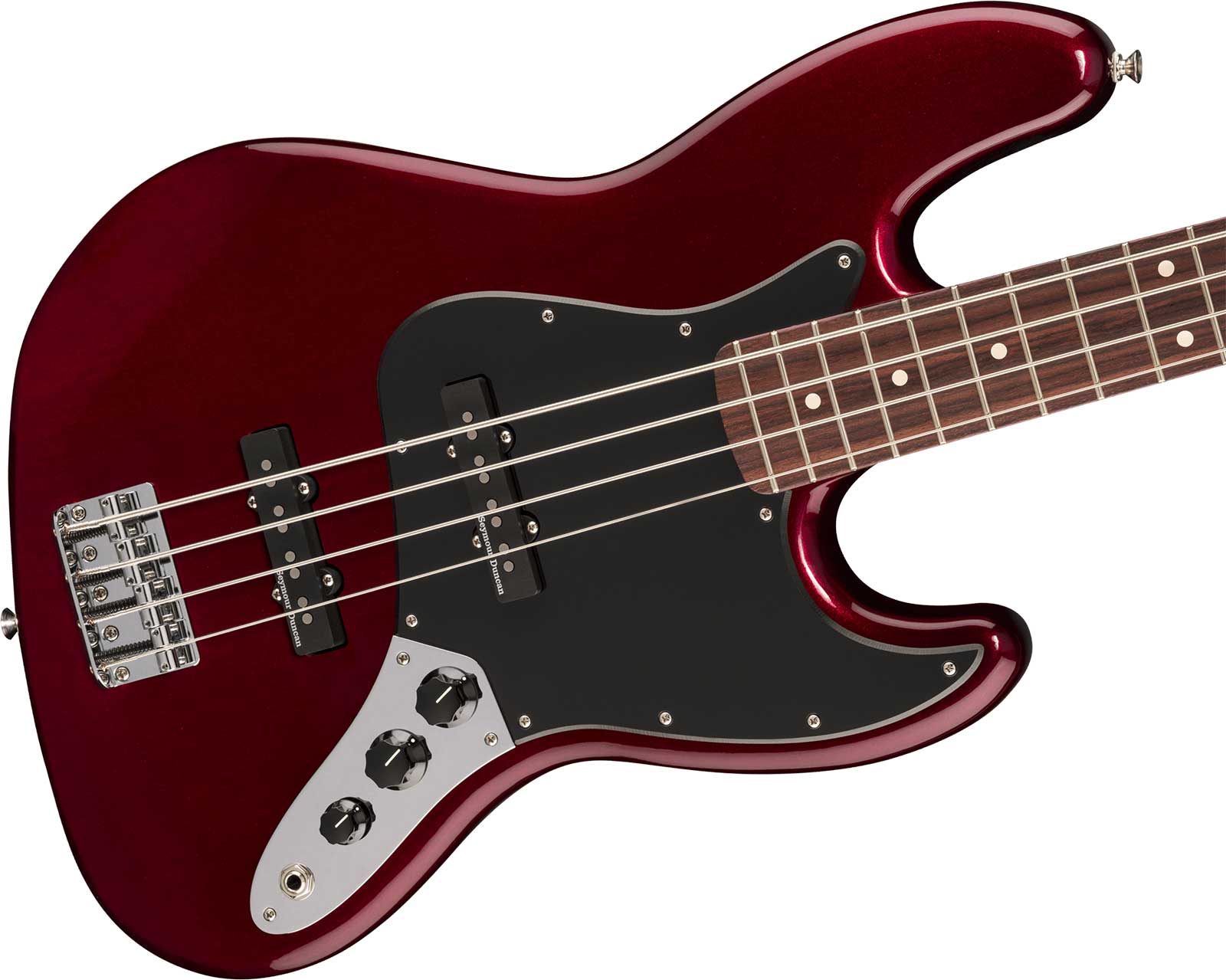 Fender Jazz Bass Player Ii Mex Rw - Oxblood - Solid body elektrische bas - Variation 3