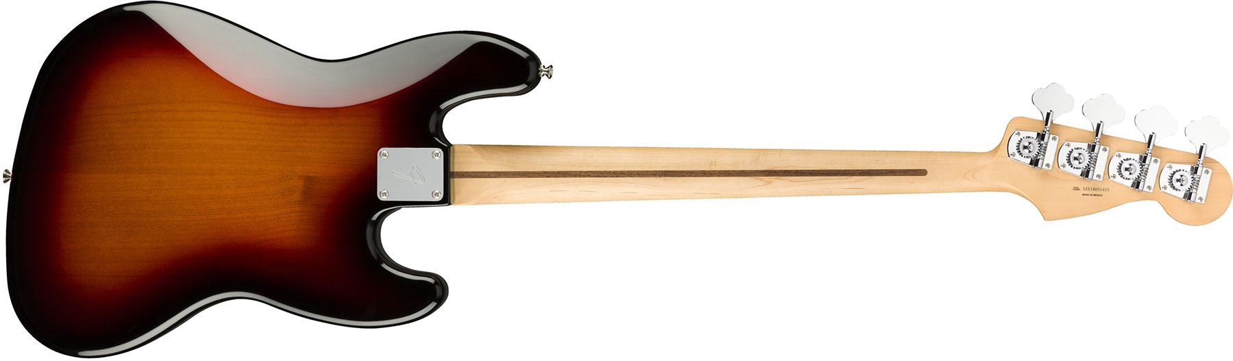 Fender Jazz Bass Player Lh Gaucher Mex Pf - 3-color Sunburst - Solid body elektrische bas - Variation 1