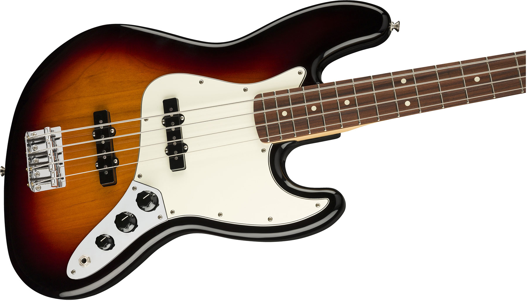 Fender Jazz Bass Player Mex Pf - 3-color Sunburst - Solid body elektrische bas - Variation 2