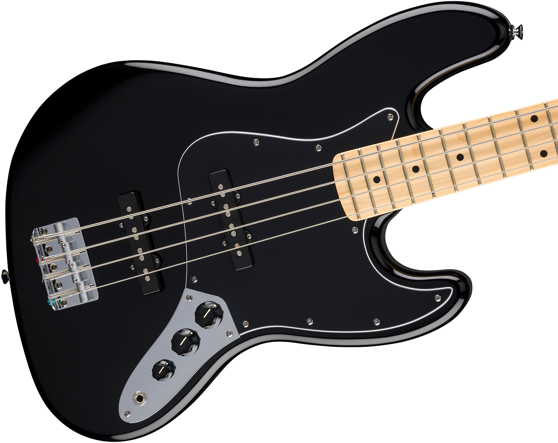 Fender Jazz Bass Standard Mex Mn - Black - Solid body elektrische bas - Variation 2