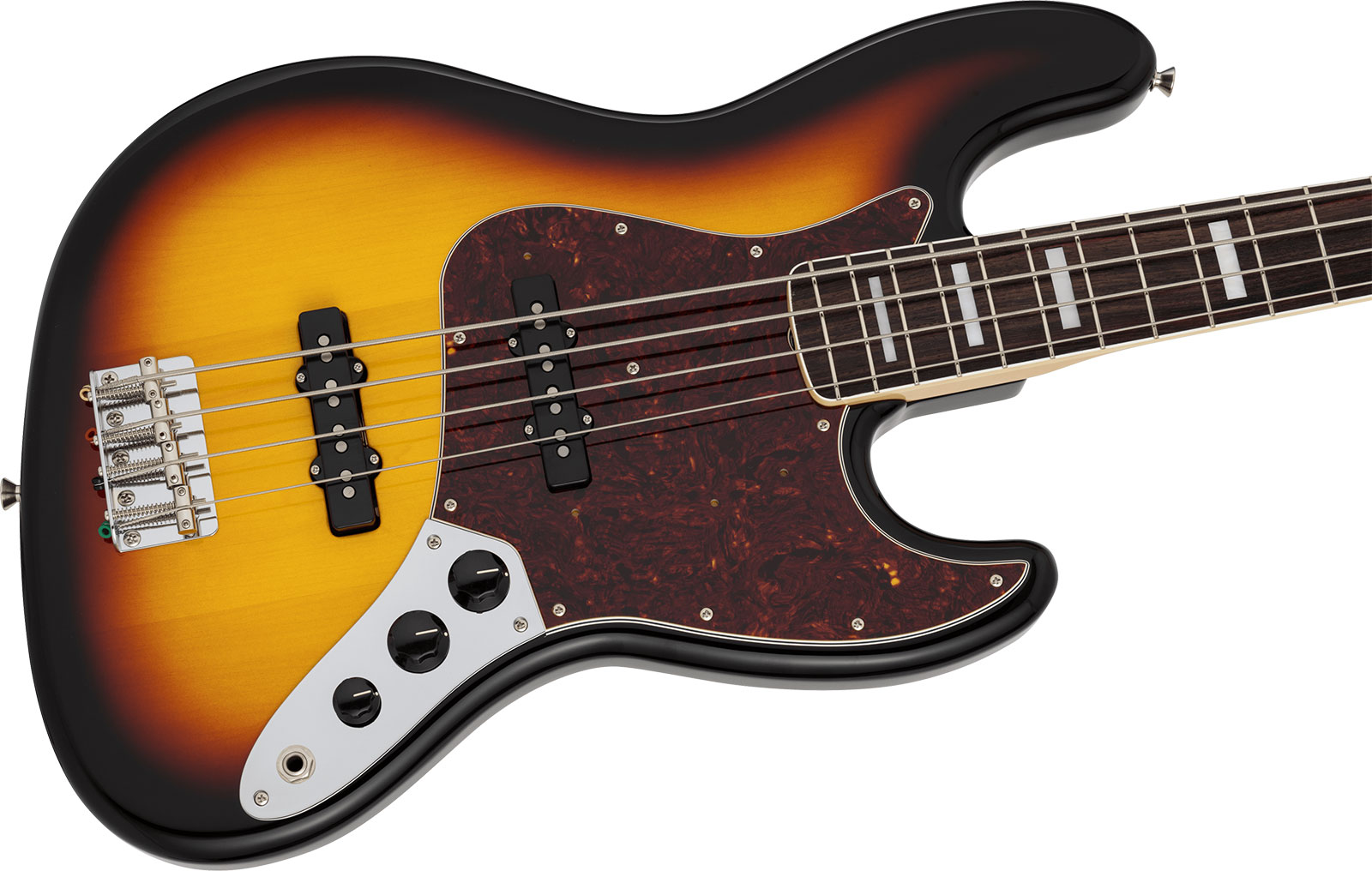 Fender Jazz Bass Traditional Late 60s Jap 2s Trem Rw - 3-color Sunburst - Solid body elektrische bas - Variation 2