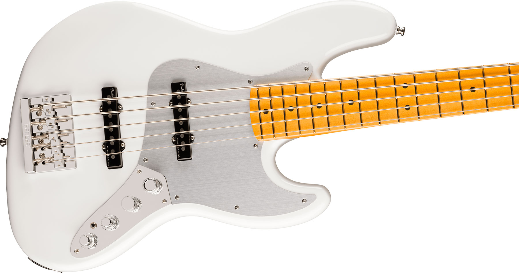 Fender Jazz Bass V American Ultra Ii Usa 5c Active Mn - Avalanche - Solid body elektrische bas - Variation 2