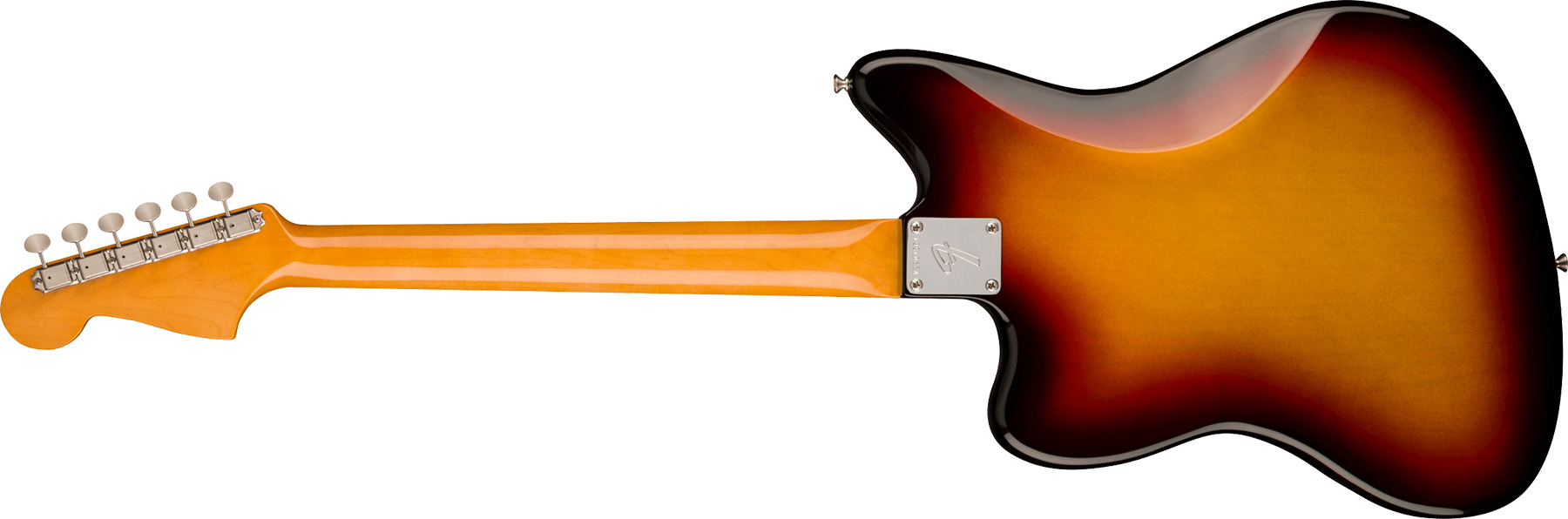 Fender Jazzmaster 1966 American Vintage Ii Usa Sh Trem Rw - 3-color Sunburst - Retro-rock elektrische gitaar - Variation 1