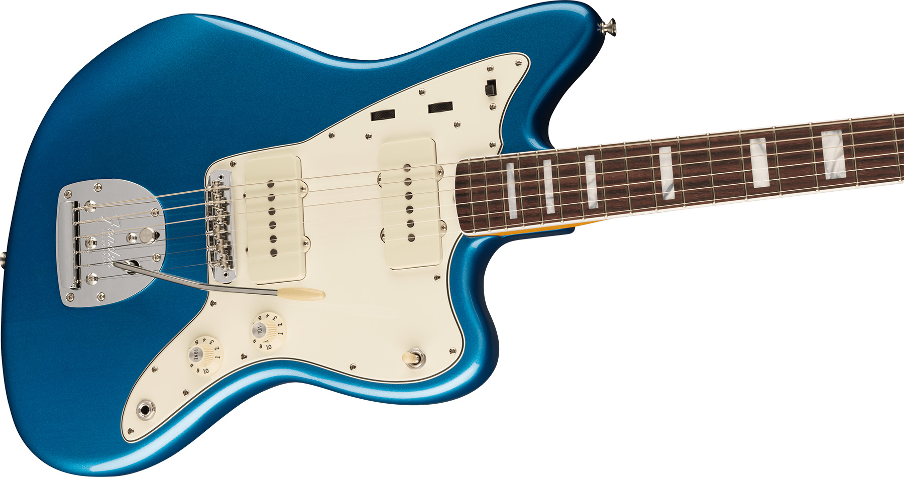 Fender Jazzmaster 1966 American Vintage Ii Usa Sh Trem Rw - Lake Placid Blue - Retro-rock elektrische gitaar - Variation 2