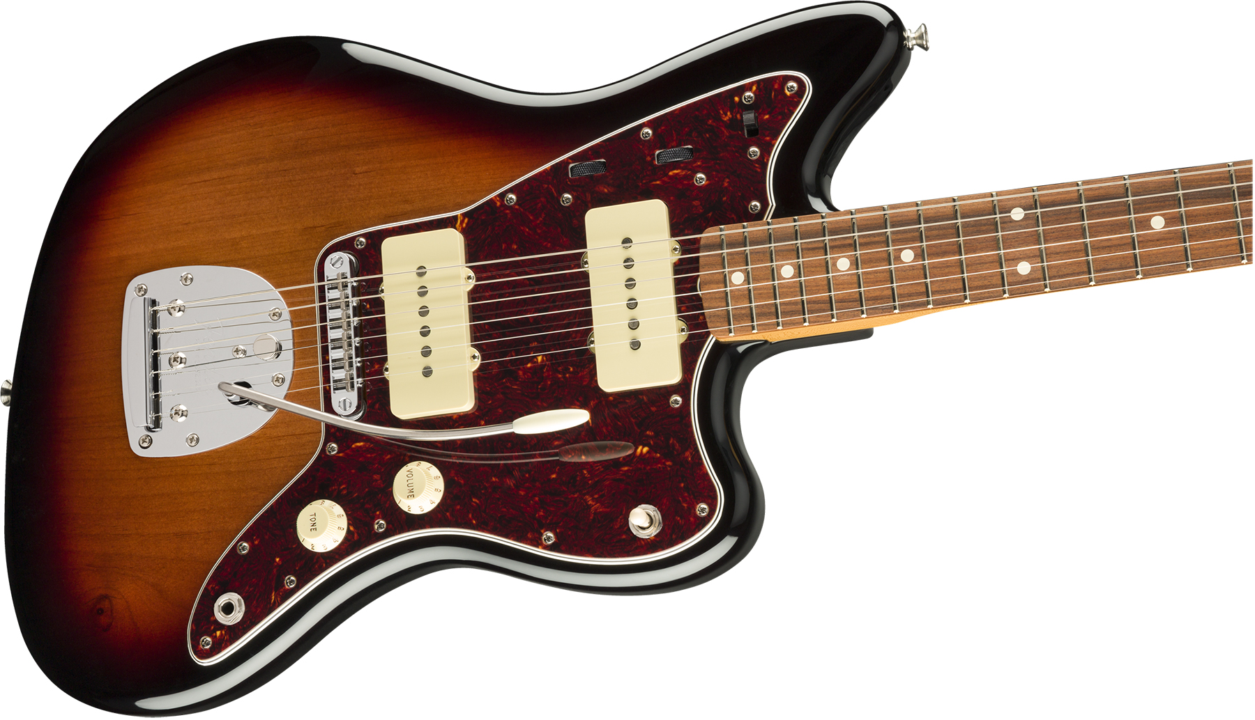 Fender Jazzmaster 60s Vintera Modified Mex Pf - 3-color Sunburst - Retro-rock elektrische gitaar - Variation 2