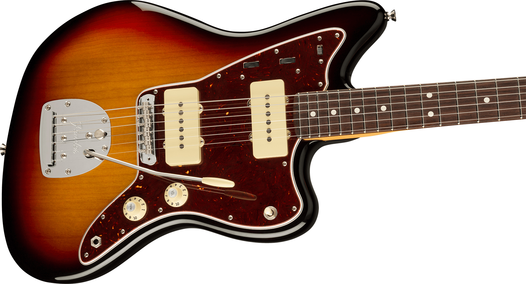 Fender Jazzmaster American Professional Ii Usa Rw - 3-color Sunburst - Retro-rock elektrische gitaar - Variation 2