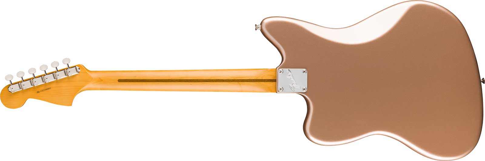 Fender Jazzmaster Classic American Pro Usa 2s Trem Rw - Faded Firemist Gold - Retro-rock elektrische gitaar - Variation 1