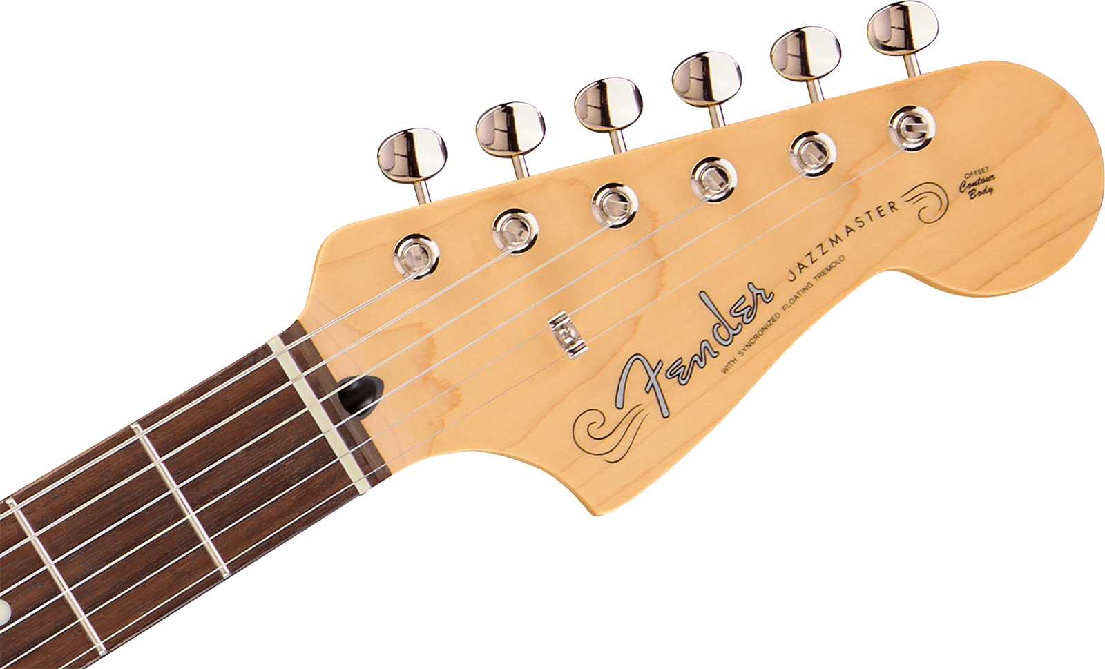 Fender Jazzmaster Hybrid Ii Mij Ltd Jap 2s Trem Rw - Satin Arctic White - Retro-rock elektrische gitaar - Variation 2