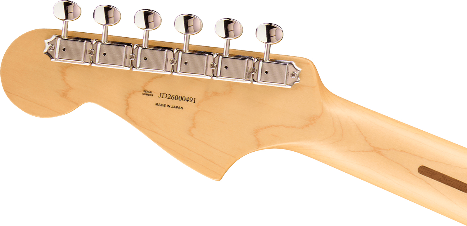 Fender Jazzmaster Hybrid Ii Mij Ltd Jap 2s Trem Rw - Satin Arctic White - Retro-rock elektrische gitaar - Variation 3