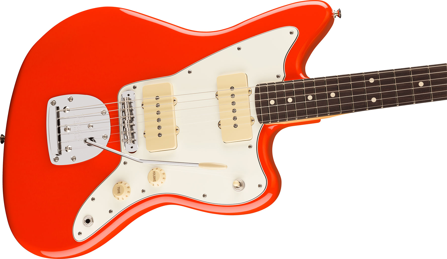 Fender Jazzmaster Player Ii Mex 2s Trem Rw - Coral Red - Retro-rock elektrische gitaar - Variation 2