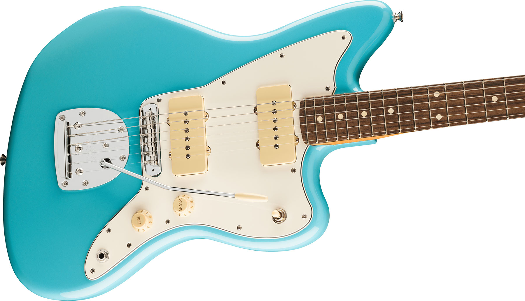 Fender Jazzmaster Player Ii Mex 2s Trem Rw - Aquatone Blue - Retro-rock elektrische gitaar - Variation 2