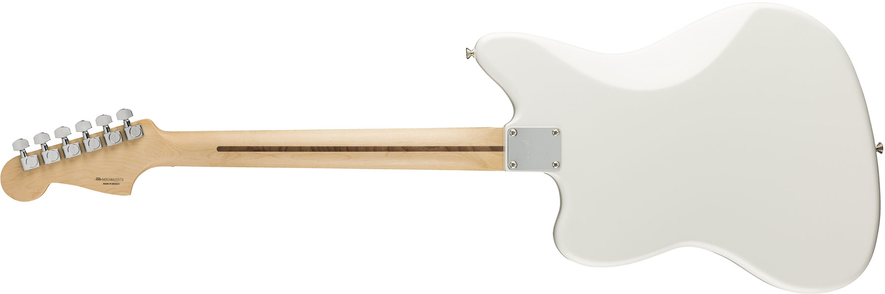 Fender Jazzmaster Player Mex Hh Pf - Polar White - Retro-rock elektrische gitaar - Variation 1