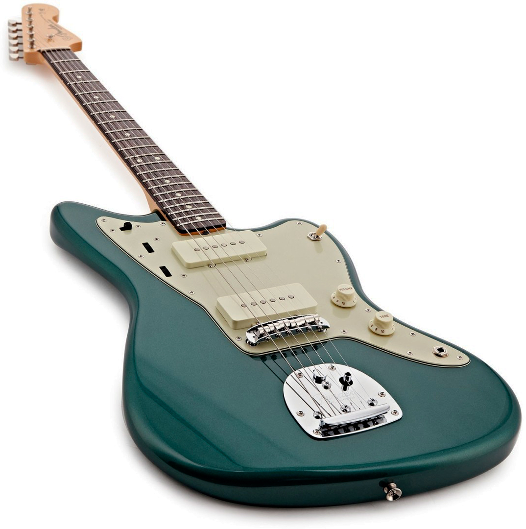 Fender Jazzmaster Traditional Ii 60s Mij Trem 2s Rw - Sherwood Green Metallic - Retro-rock elektrische gitaar - Variation 2