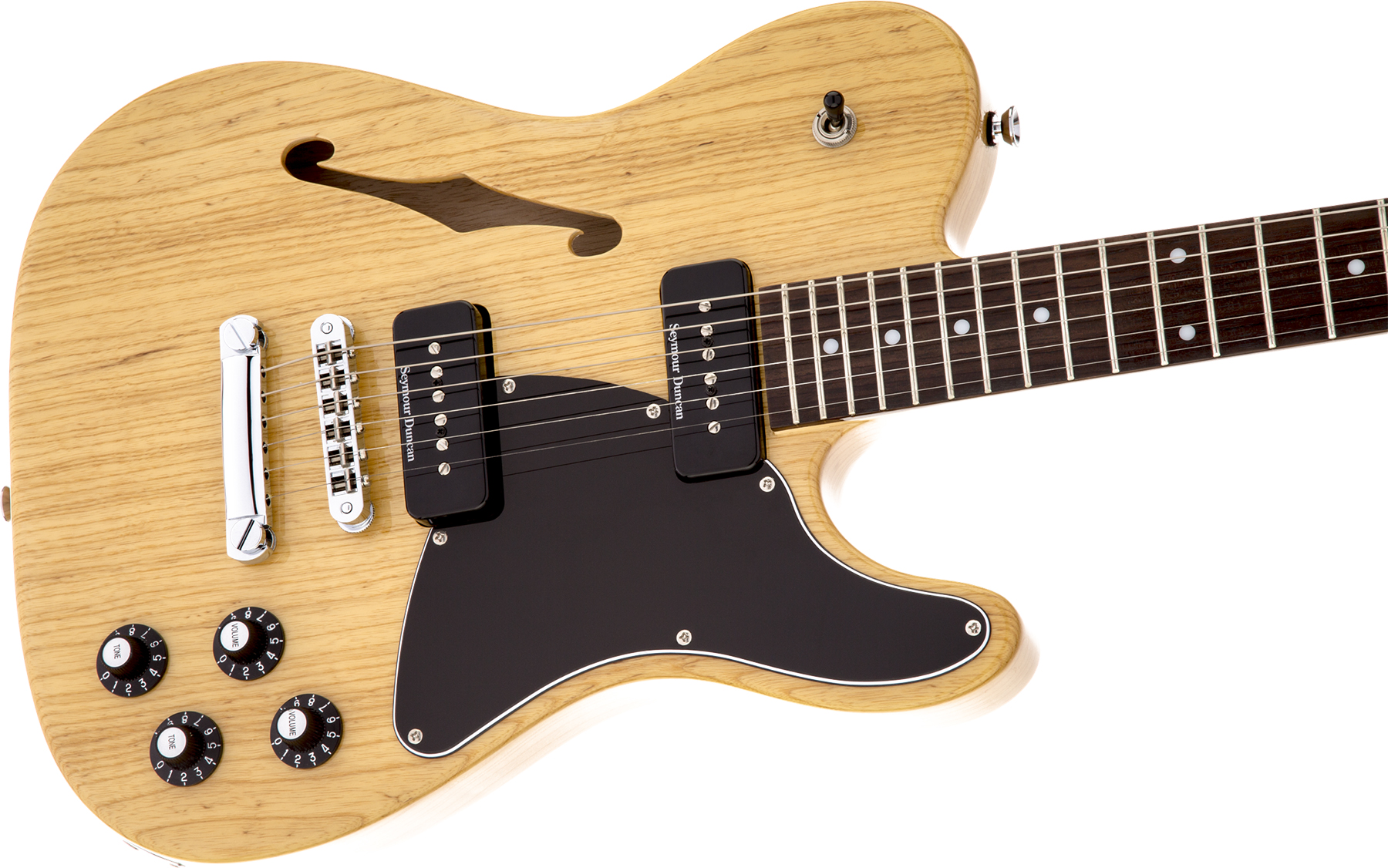 Fender Jim Adkins Tele Ja-90 Mex Signature 2p90 Lau - Natural - Televorm elektrische gitaar - Variation 2