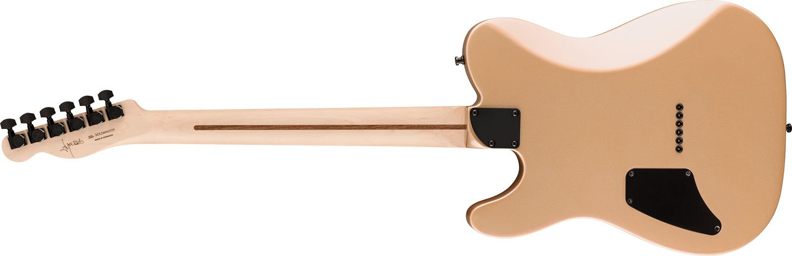 Fender Jim Root Tele Mex Ltd Signature 2h Ht Eb - Shoreline Gold - Kenmerkende elektrische gitaar - Variation 1