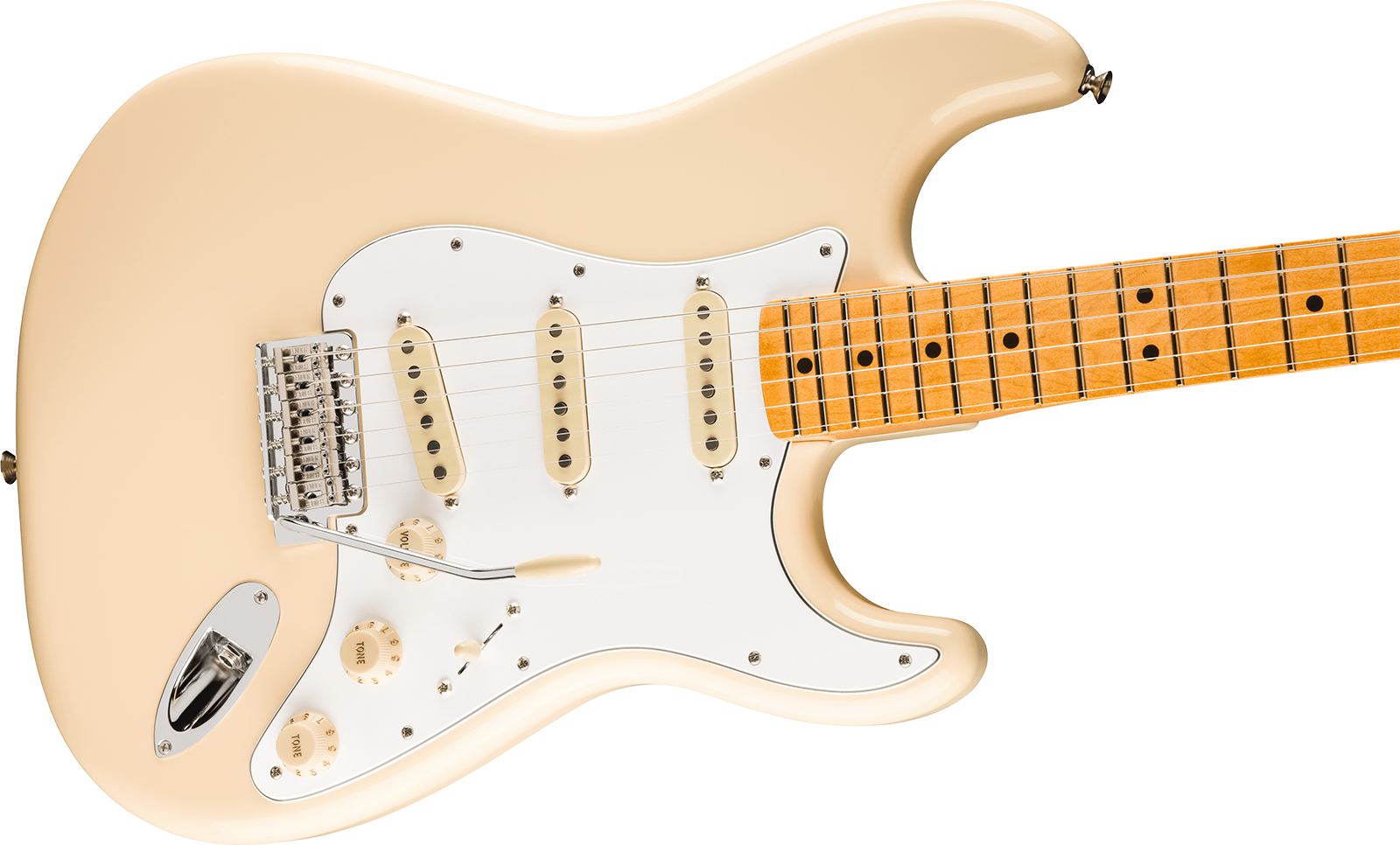 Fender Jimi Hendrix Strat Mex Signature 3s Trem Mn - Olympic White - Elektrische gitaar in Strat vorm - Variation 8