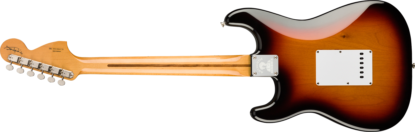 Fender Jimi Hendrix Strat Mex Signature 3s Trem Mn - 3-color Sunburst - Elektrische gitaar in Strat vorm - Variation 1
