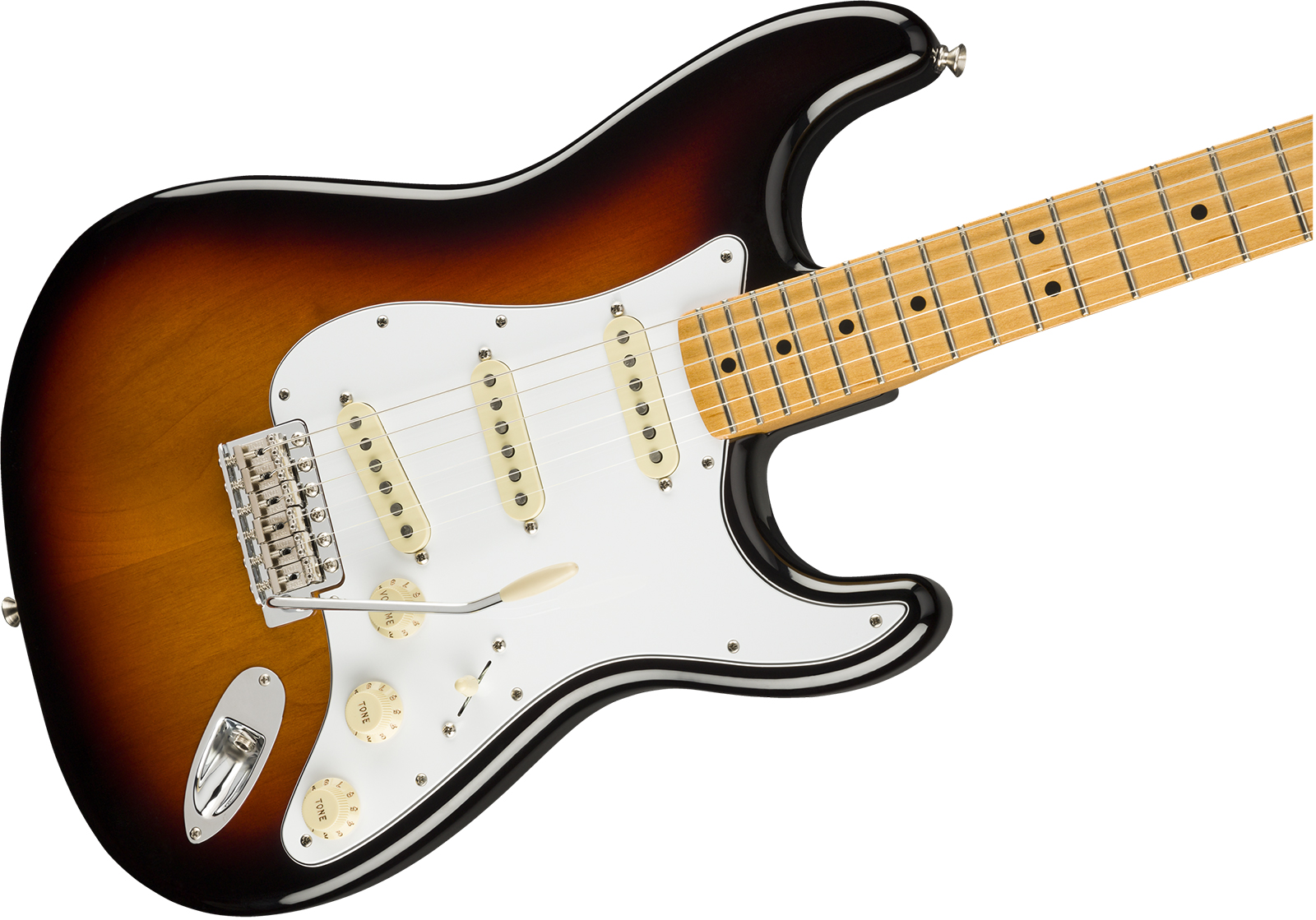 Fender Jimi Hendrix Strat Mex Signature 3s Trem Mn - 3-color Sunburst - Elektrische gitaar in Strat vorm - Variation 2