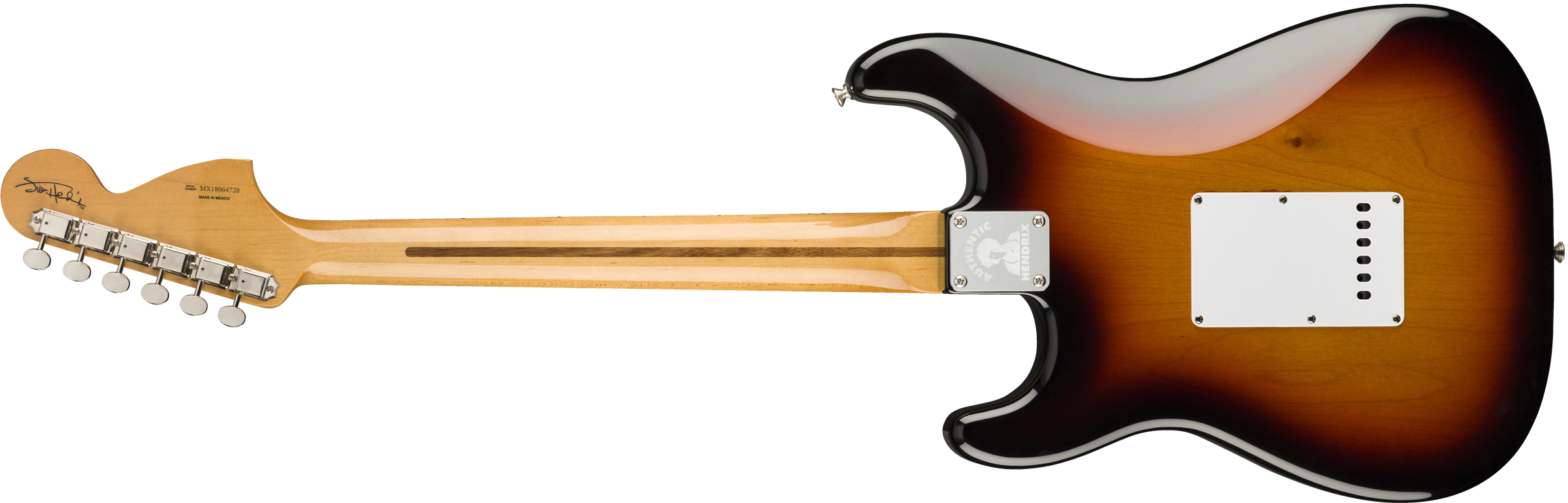 Fender Jimi Hendrix Strat Signature 2018 Mn - 3-color Sunburst - Elektrische gitaar in Str-vorm - Variation 1