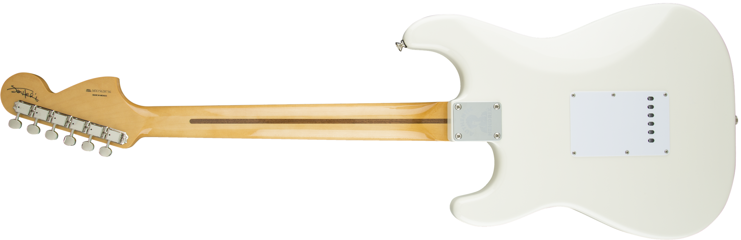Fender Jimi Hendrix Stratocaster (mex, Mn) - Olympic White - Elektrische gitaar in Str-vorm - Variation 1