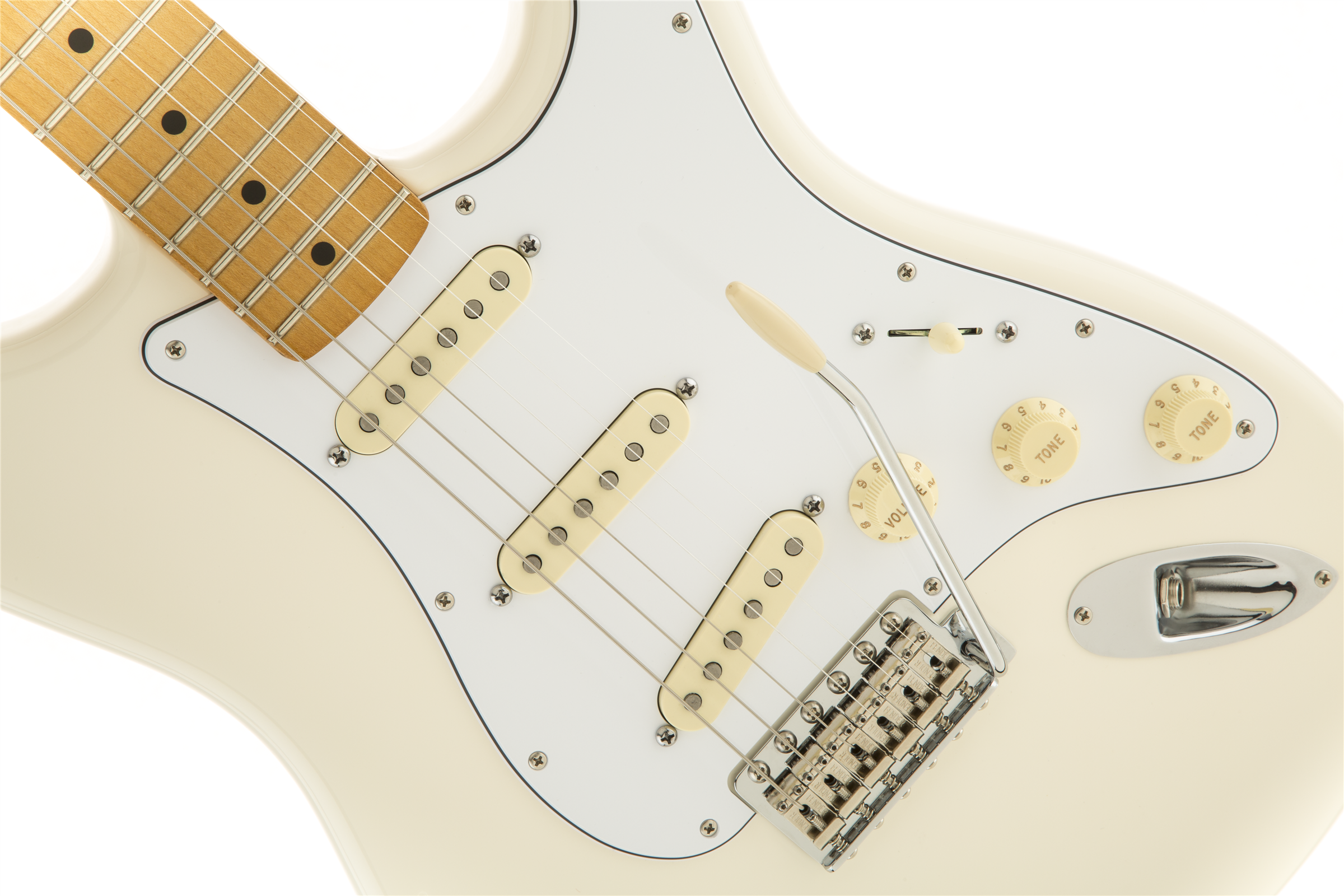 Fender Jimi Hendrix Stratocaster (mex, Mn) - Olympic White - Elektrische gitaar in Str-vorm - Variation 2