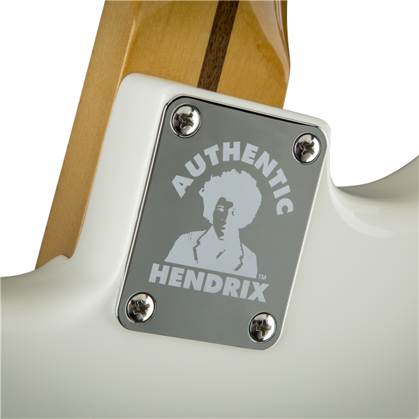 Fender Jimi Hendrix Stratocaster (mex, Mn) - Olympic White - Elektrische gitaar in Str-vorm - Variation 5