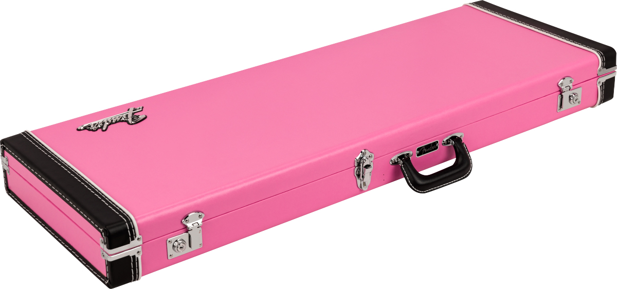 Fender Joe Strummer Strat/tele Electric Guitar Case Pink Leopard - Elektrische gitaarkoffer - Variation 1