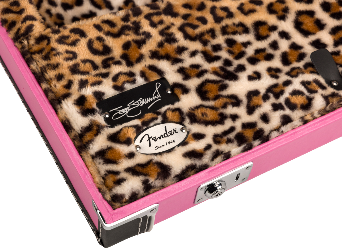 Fender Joe Strummer Strat/tele Electric Guitar Case Pink Leopard - Elektrische gitaarkoffer - Variation 3