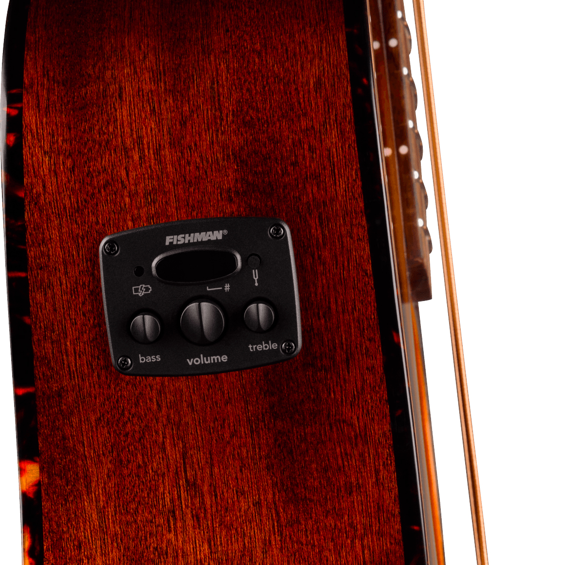 Fender Kingman Bass Deluxe Ce California Cw Shsc Epicea Acajou Noy - Black - Akoestische bas - Variation 3