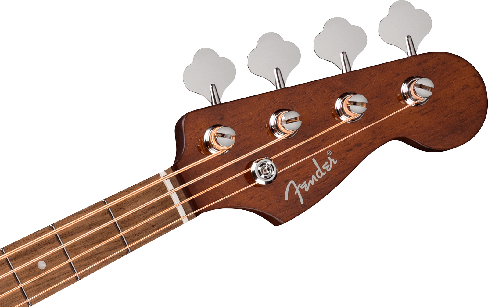 Fender Kingman Bass Deluxe Ce California Cw Shsc Epicea Acajou Noy - Honey Sunburst - Akoestische bas - Variation 4