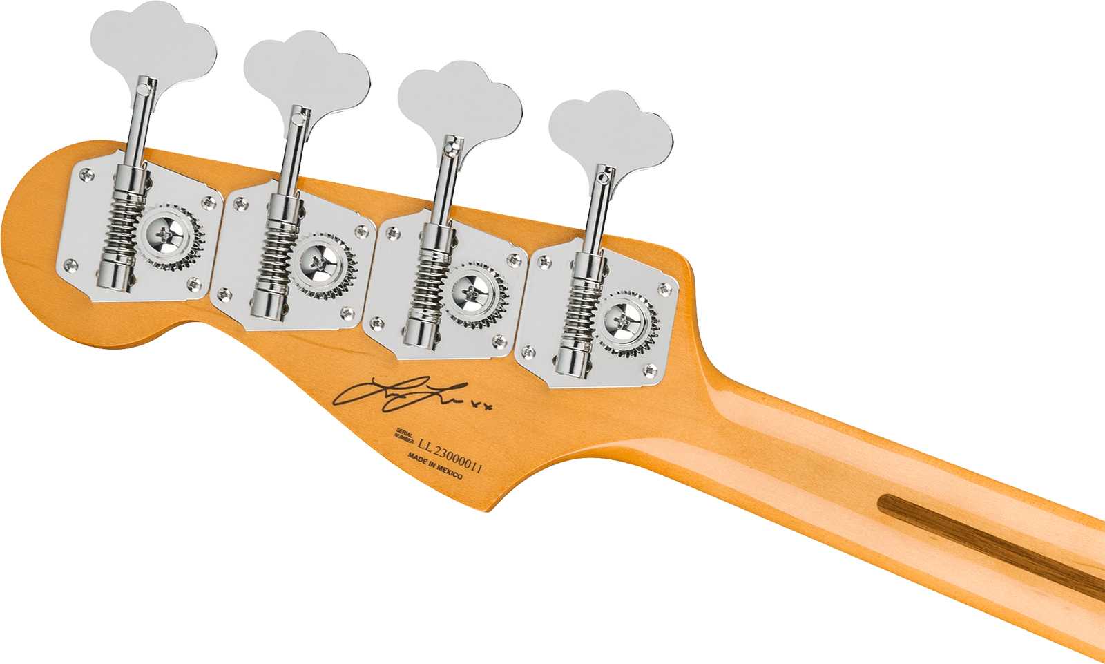 Fender Laura Lee Jazz Bass Mex Ltd Signature Rw - Vintage White - Solid body elektrische bas - Variation 3