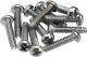 Pickup & Selector Switch Mounting Screws (12) - Chrome