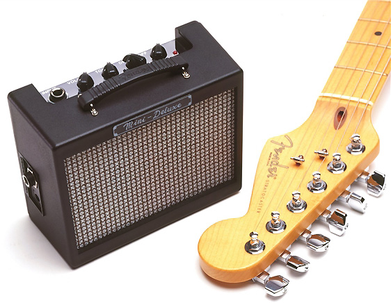 Fender Md20 Mini Deluxe Amplifier 1w 2x2 Black - Elektrische gitaar mini versterker - Variation 1