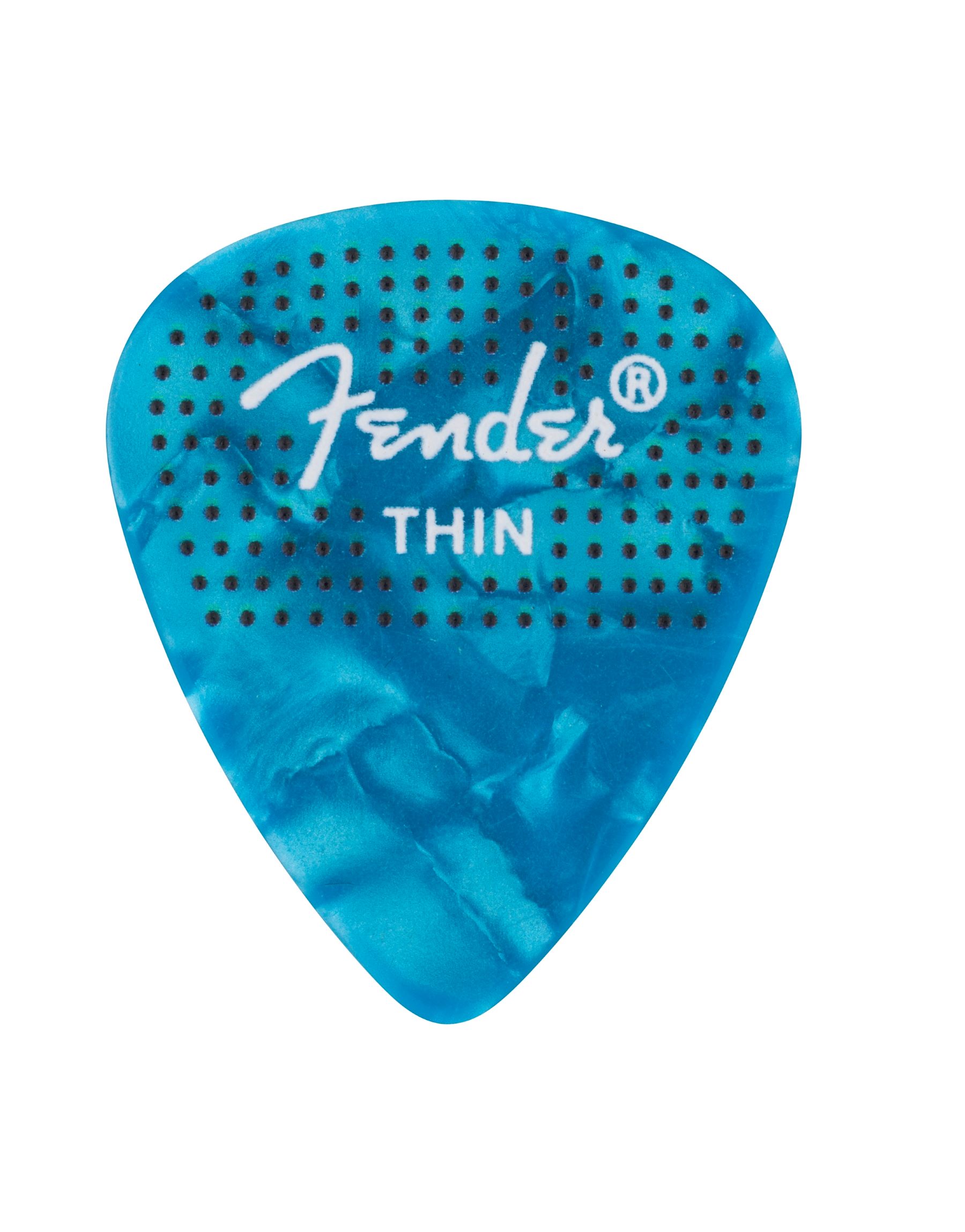 Fender Mediators 351 CelluloÏde À Points (12pk) Mince - Plectrum - Variation 3