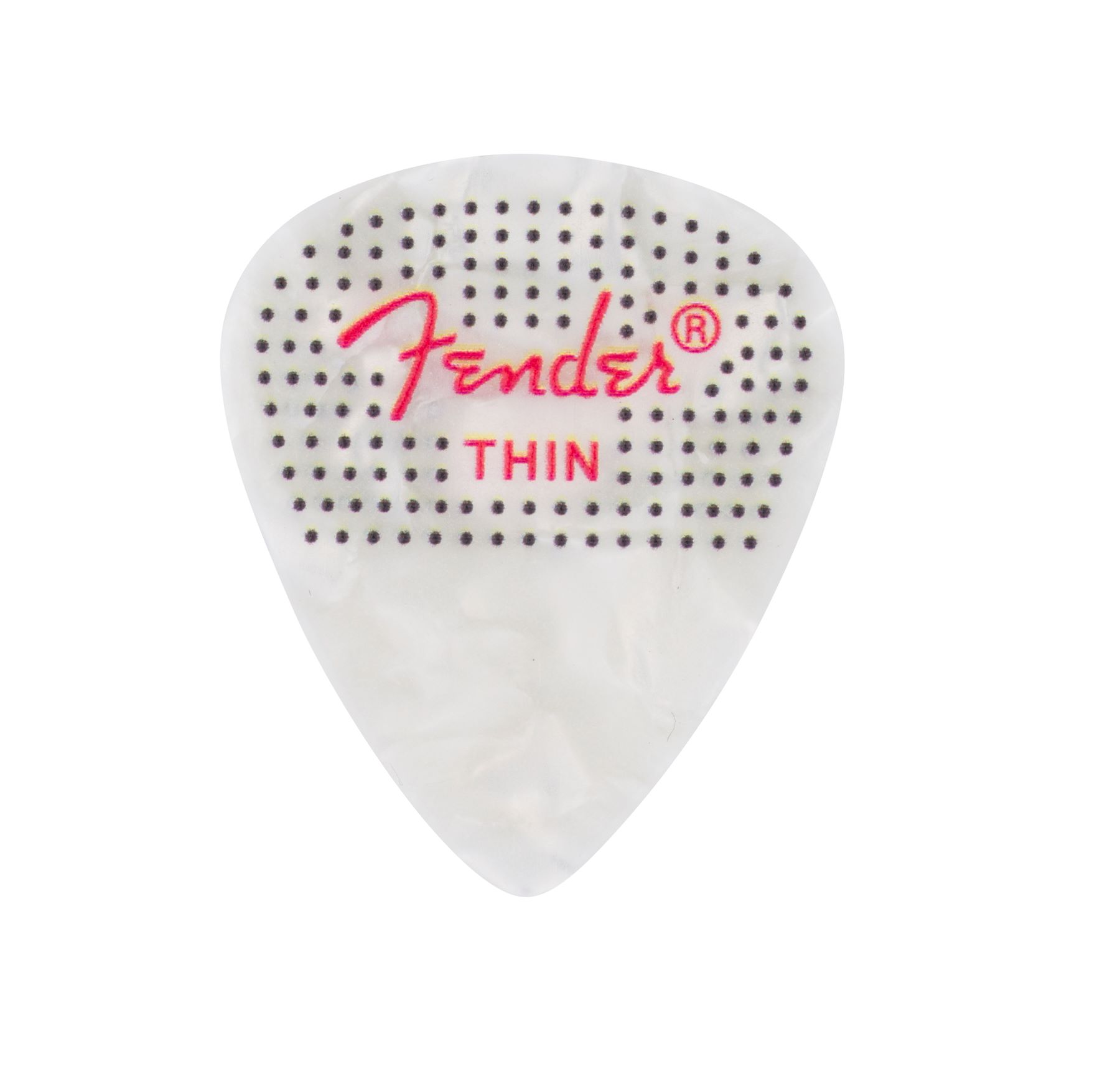 Fender Mediators 351 CelluloÏde À Points (12pk) Mince - Plectrum - Variation 5