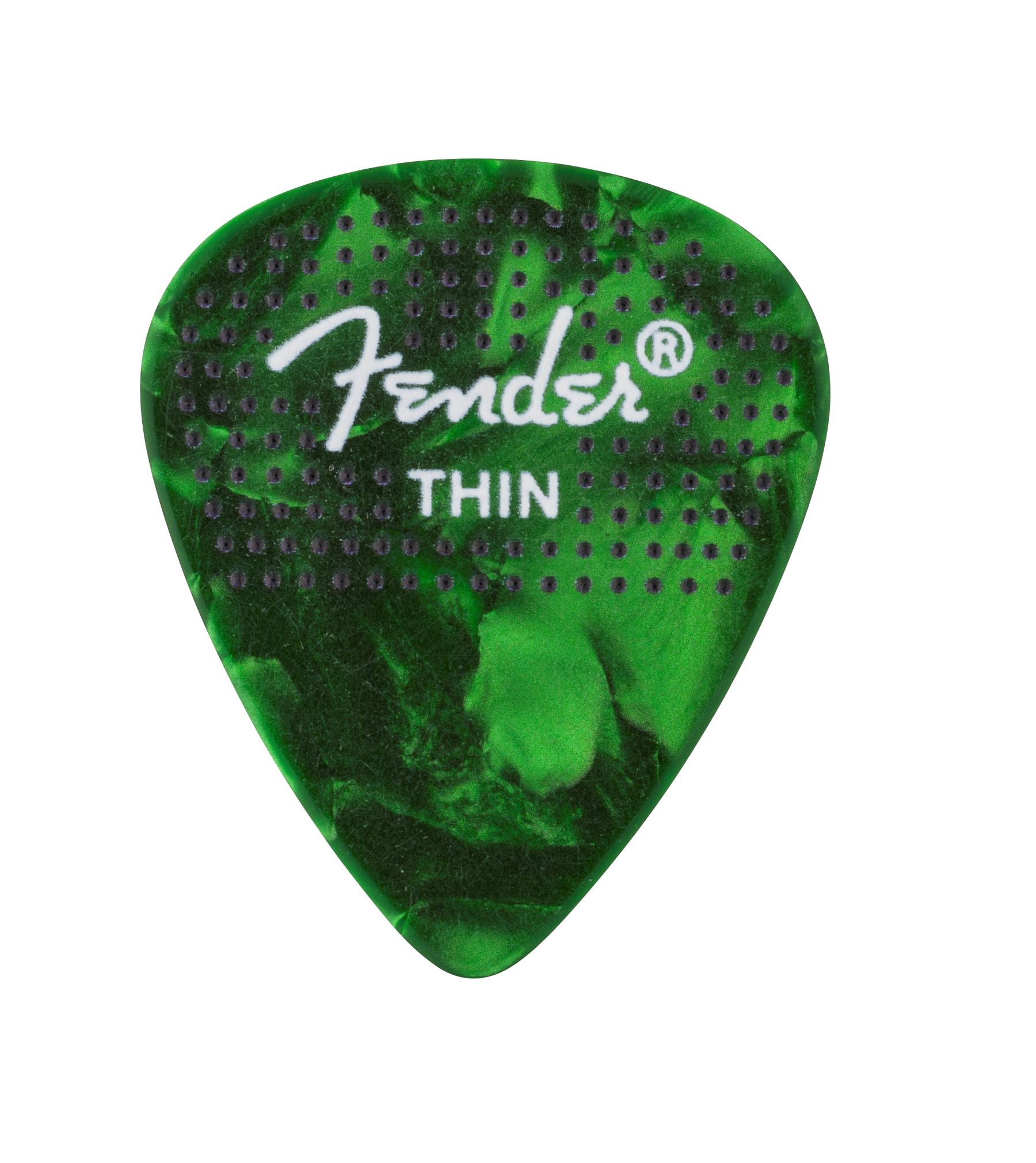 Fender Mediators 351 CelluloÏde À Points (12pk) Mince - Plectrum - Variation 7