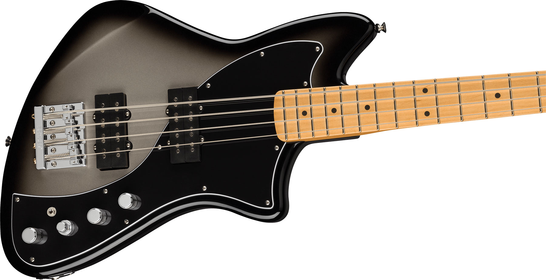 Fender Meteora Bass Active Player Plus Mex Mn - Silver Burst - Solid body elektrische bas - Variation 2