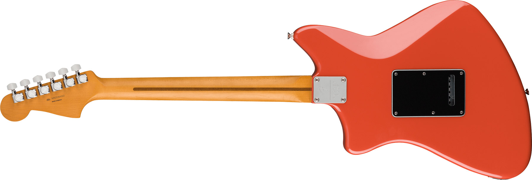 Fender Meteora Player Plus Hh Mex 2023 2s Ht Pf - Fiesta Red - Retro-rock elektrische gitaar - Variation 1