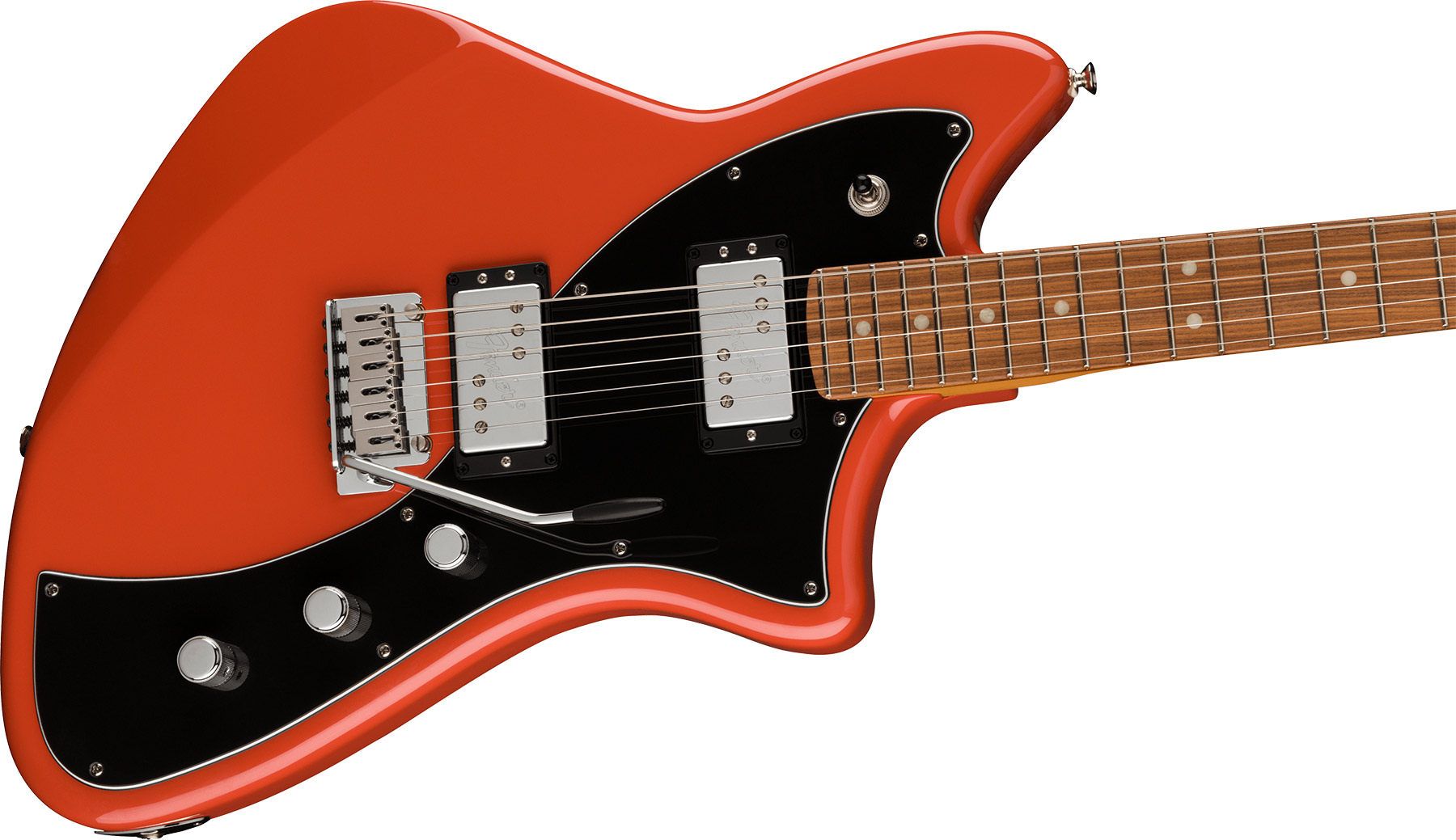 Fender Meteora Player Plus Hh Mex 2023 2s Ht Pf - Fiesta Red - Retro-rock elektrische gitaar - Variation 2