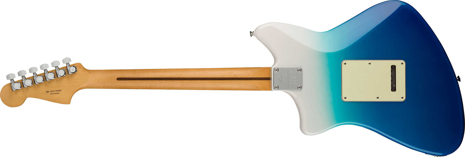 Fender Meteora Player Plus Hh Mex 2h Ht Pf - Belair Blue - Retro-rock elektrische gitaar - Variation 1