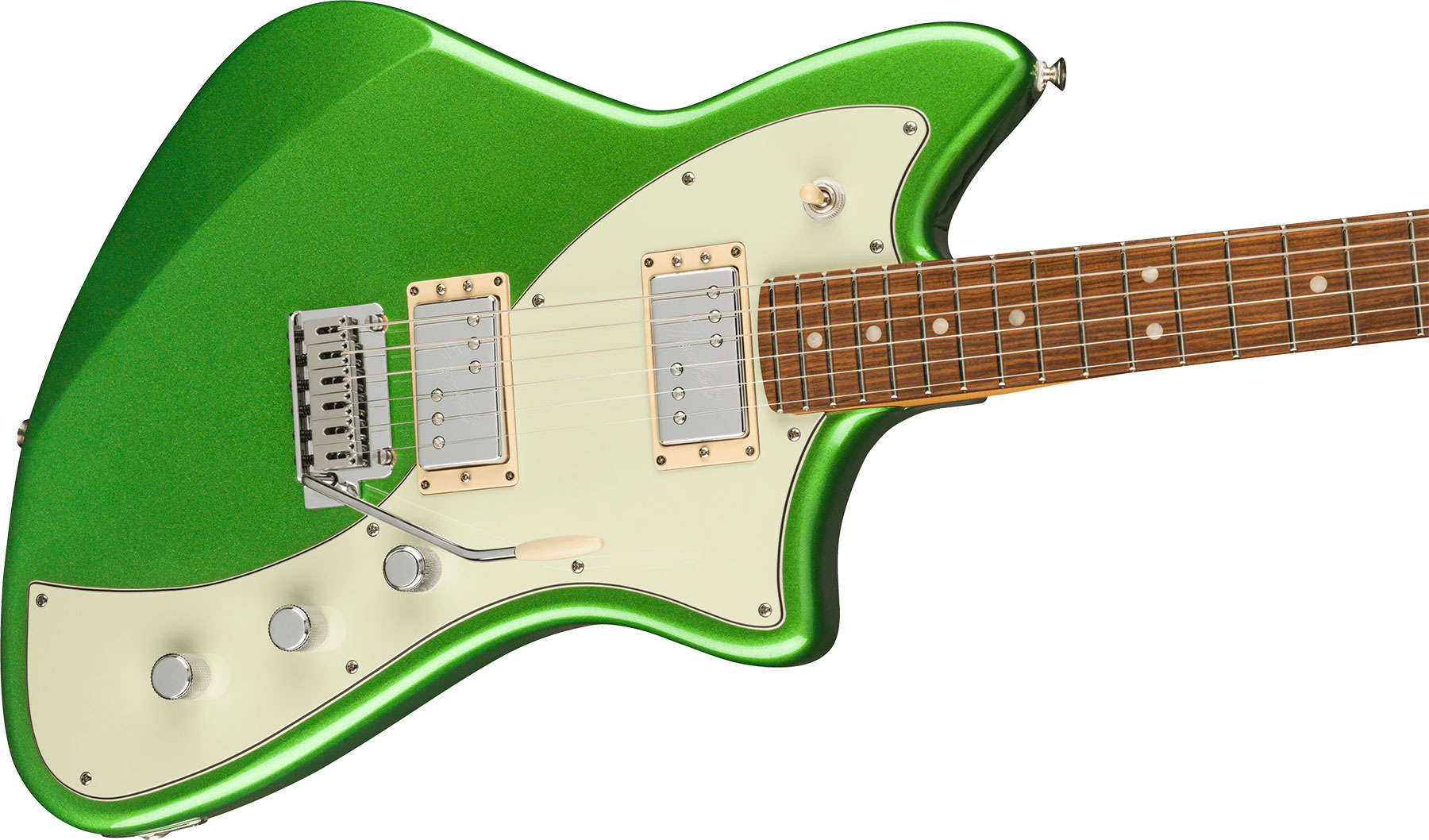 Fender Meteora Player Plus Hh Mex 2h Ht Pf - Cosmic Jade - Retro-rock elektrische gitaar - Variation 2