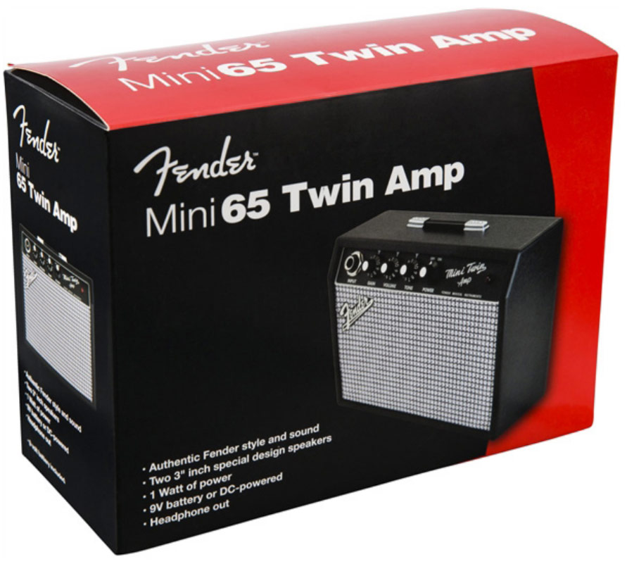 Fender Mini '65 Twin Amp 1w 2x3 - Elektrische gitaar mini versterker - Variation 3