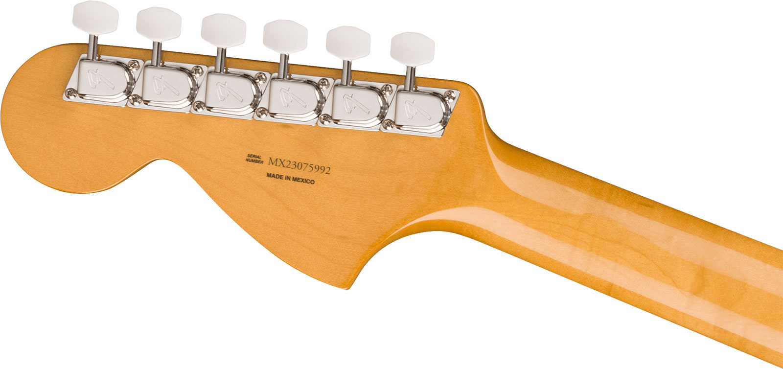 Fender Mustang 70s Competition Vintera 2 Mex 2s Trem Rw - Competition Orange - Retro-rock elektrische gitaar - Variation 3