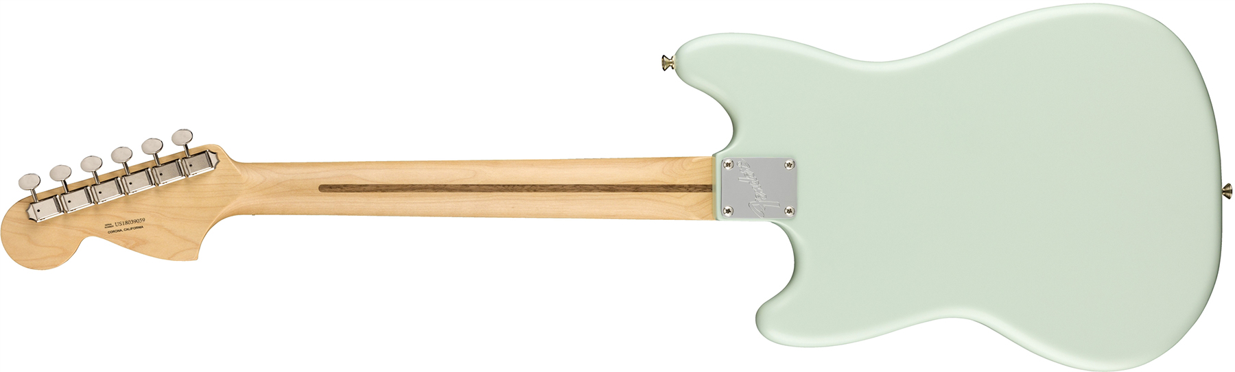 Fender Mustang American Performer Usa Ss Rw - Satin Sonic Blue - Guitarra eléctrica de doble corte. - Variation 1