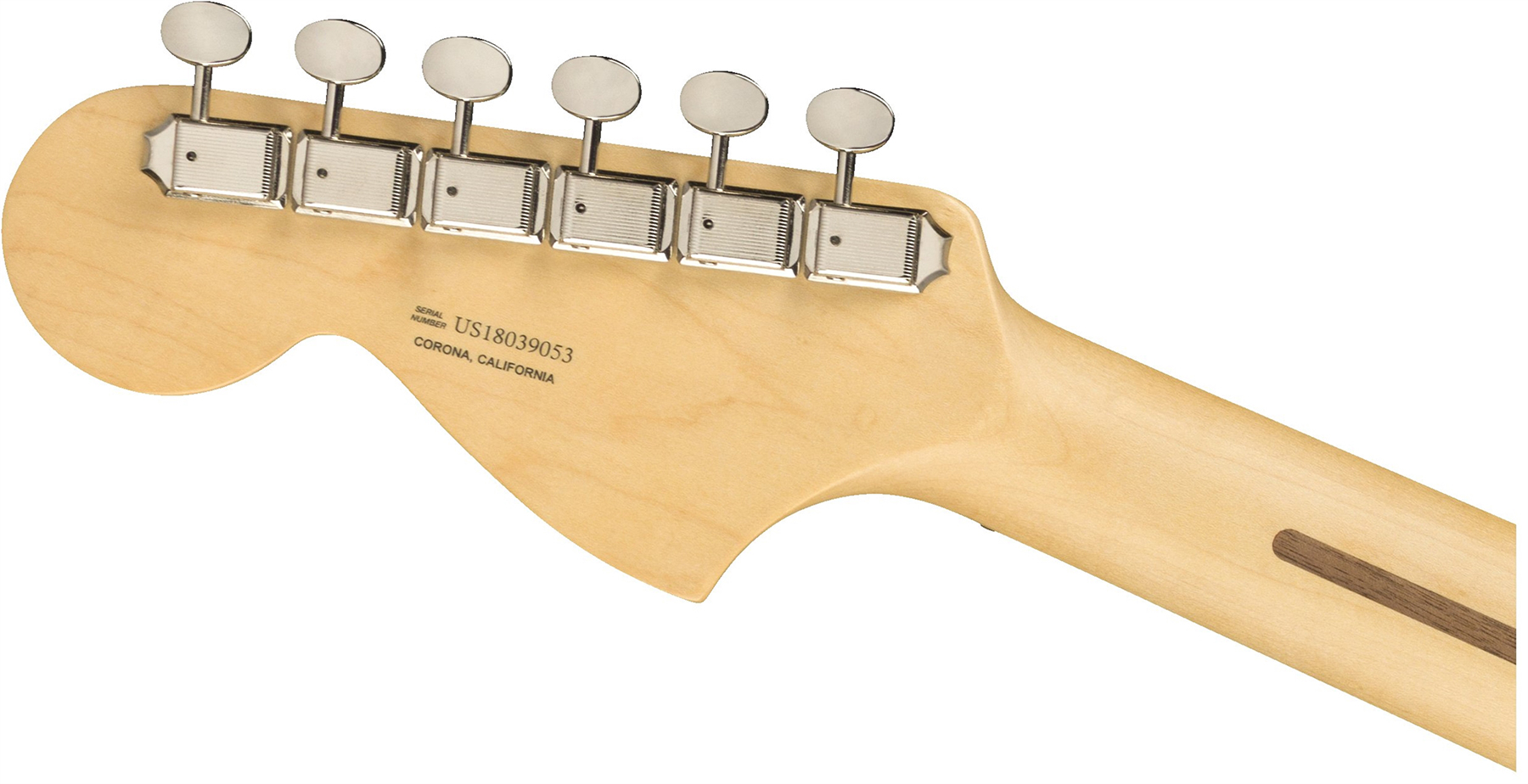 Fender Mustang American Performer Usa Ss Rw - Satin Sonic Blue - Guitarra eléctrica de doble corte. - Variation 3