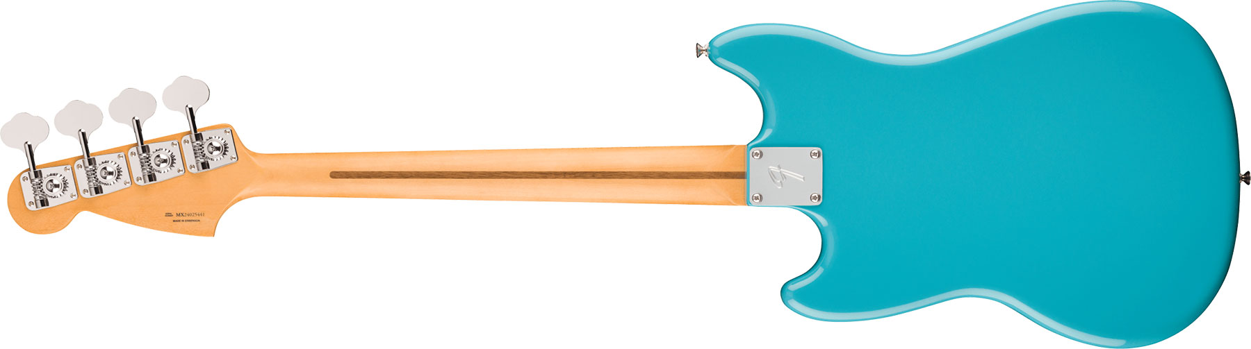 Fender Mustang Bass Pj Player Ii Mex Rw - Aquatone Blue - Solid body elektrische bas - Variation 1