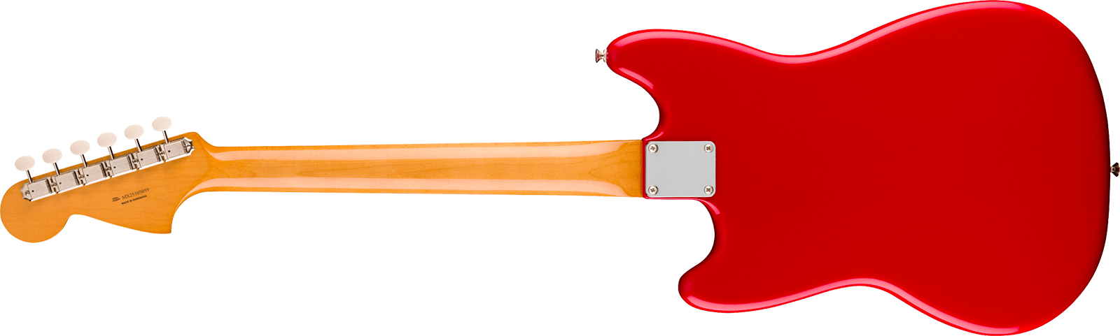 Fender Mustang Mid 60s Vintera 3 Mex Shsc 2s Trem Rw - Dakota Red - Retro-rock elektrische gitaar - Variation 1